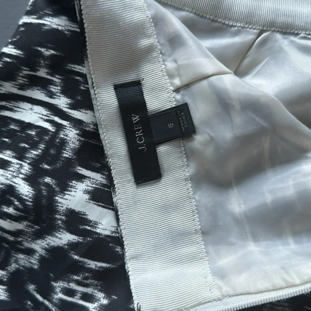 J.Crew Blurred Ikat Pleated Skirt B4435 - Size 6